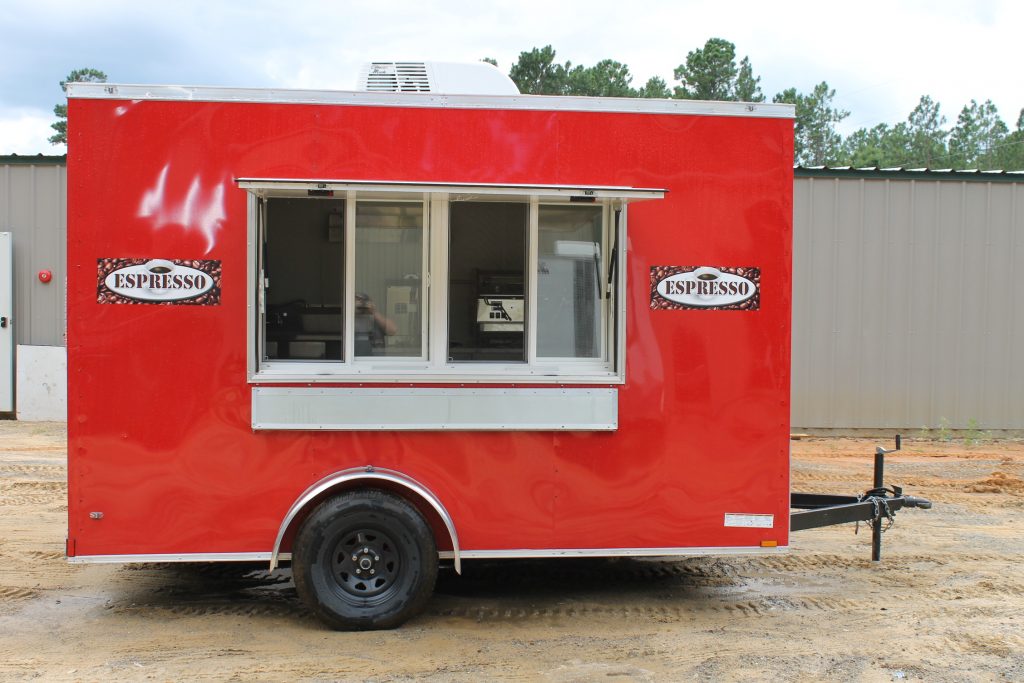 7 x 12 Espresso Trailer – LITE Series NO WAITING! AVAILABLE NOW!